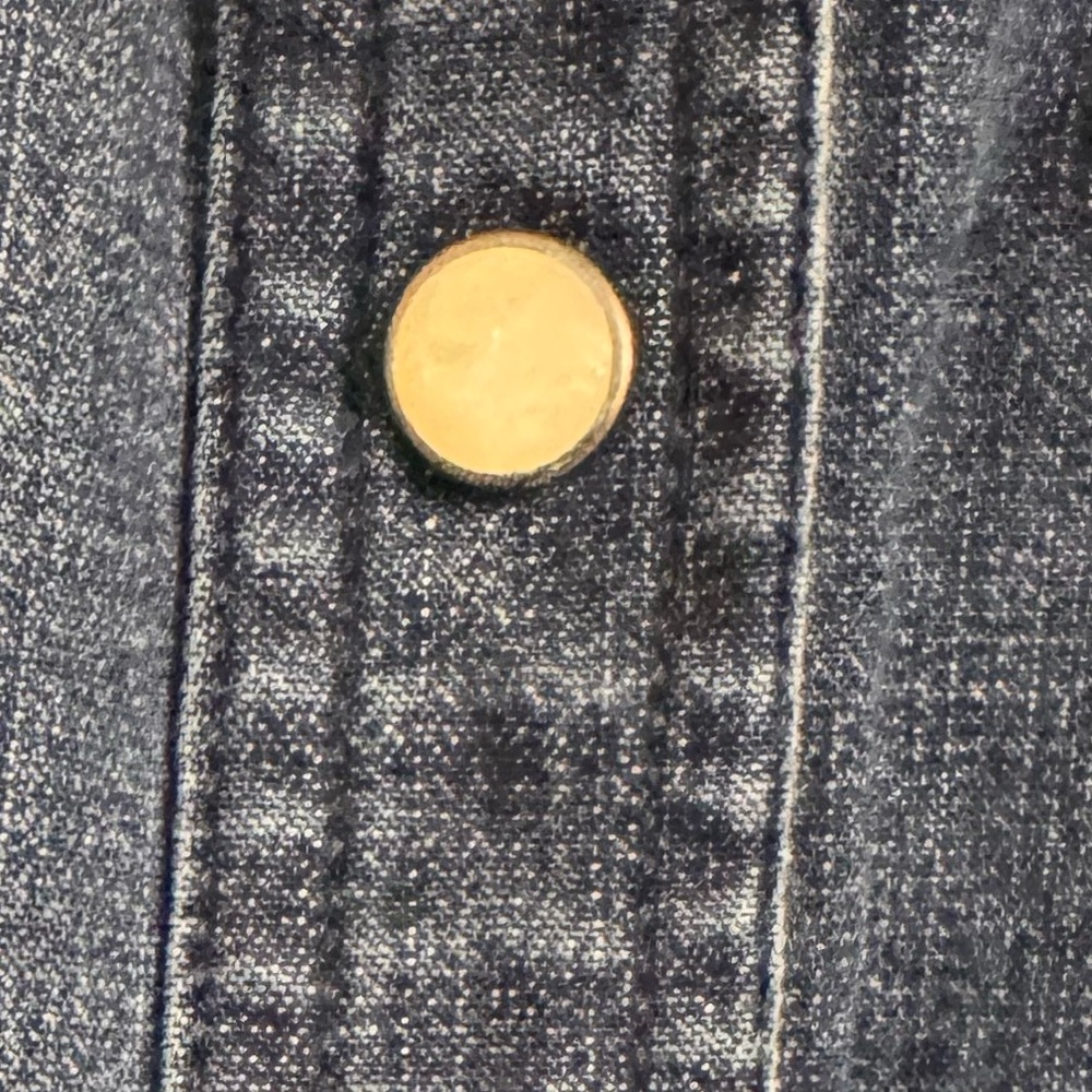 Duluth Trading Co Women’s Denim Pearl Snap Shirt Size Small - Picture 4 of 12